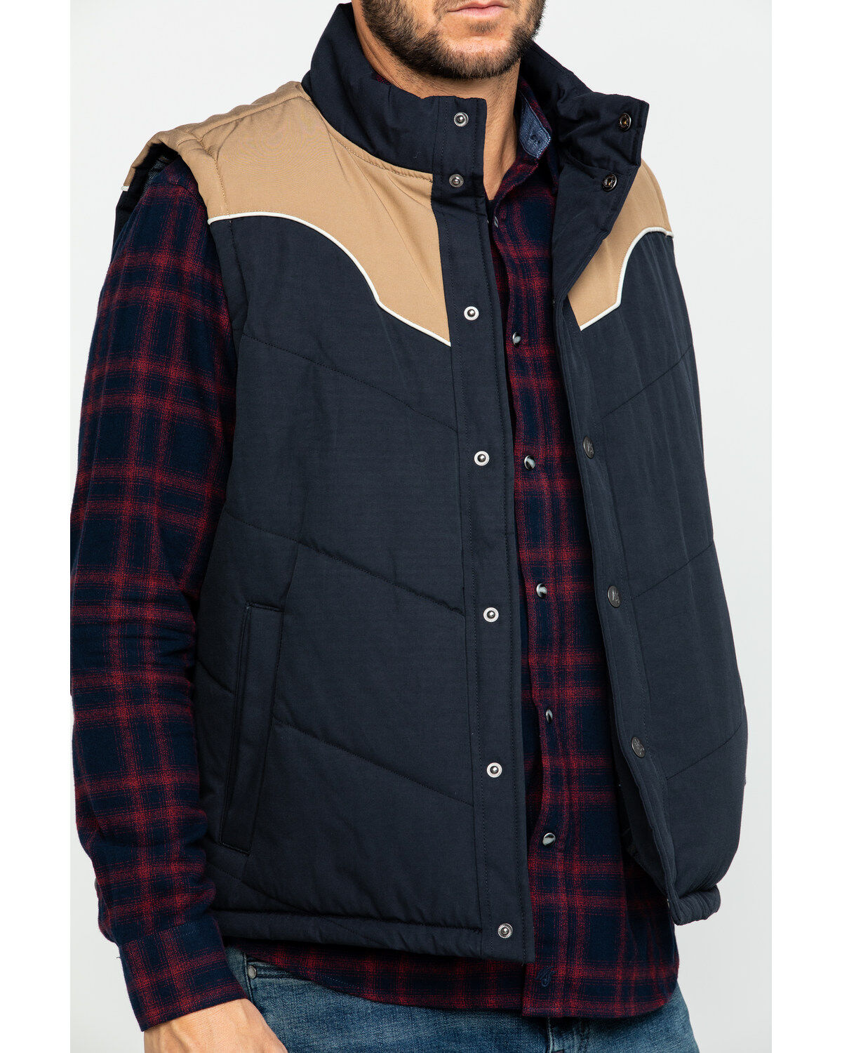 Image #4 - Moonshine Spirit Men's Gold Digger Puffer Vest, , hi-res