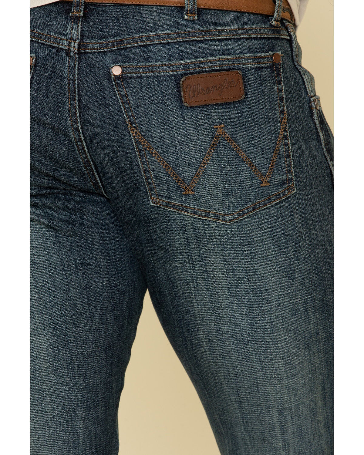 Image #5 - Wrangler Retro Men's Straw Stretch Slim Straight Jeans , , hi-res
