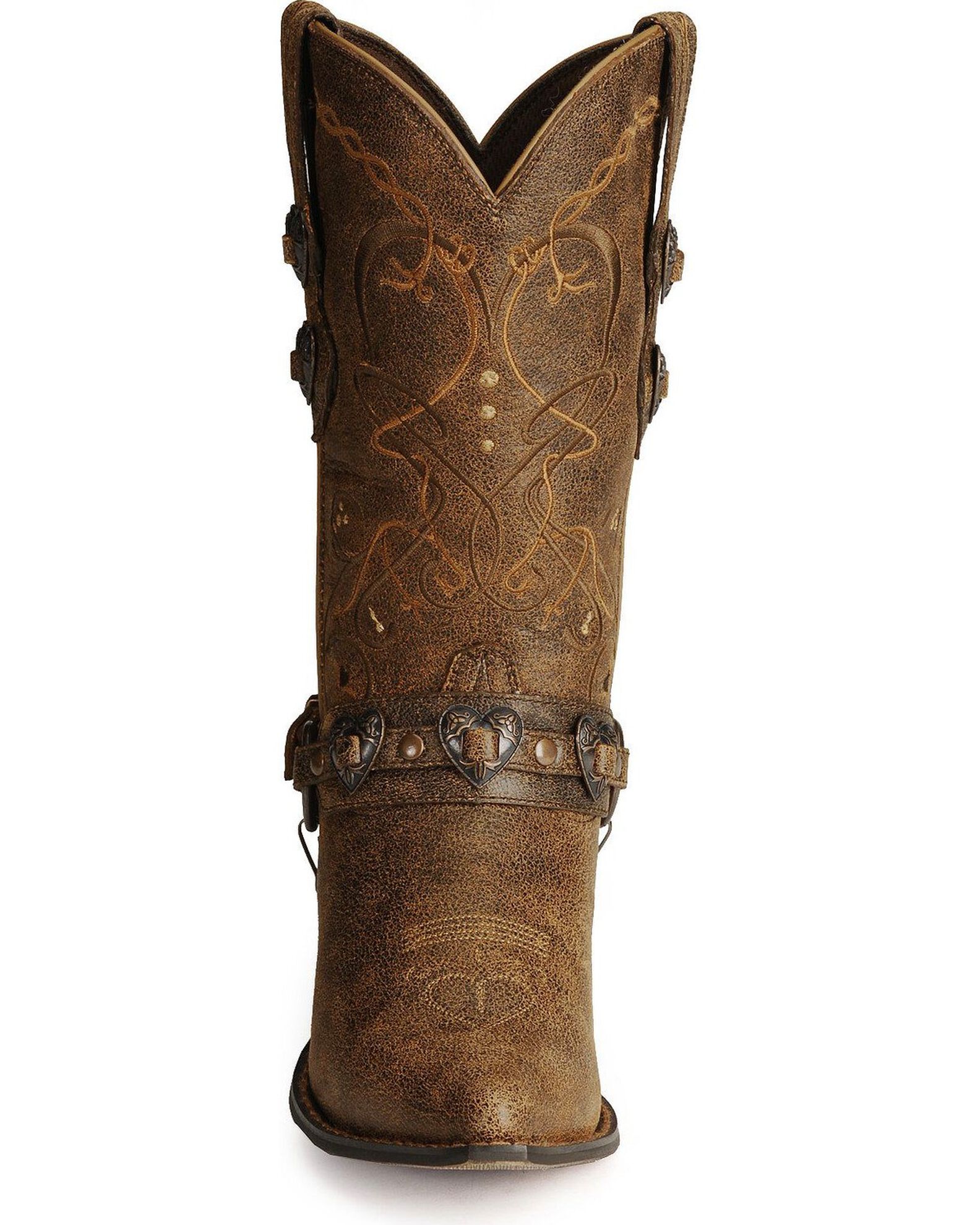 Image #11 - Durango Women's Crush Western Boots, Brown, hi-res