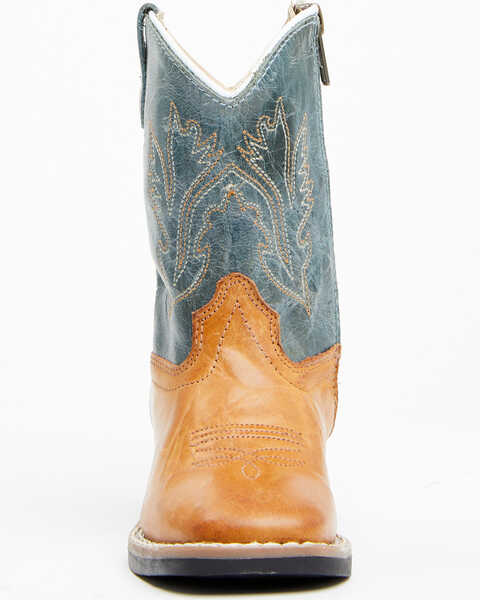 Image #4 - Cody James Toddler Boys' Western Boots - Square Toe , Brown, hi-res