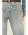 Image #4 - Rock & Roll Denim Boys' Light Wash Bootcut Stretch Denim Jeans, Blue, hi-res