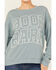 Image #3 - Boot Barn Women's Logo Graphic Crew Neck Sweatshirt, Blue, hi-res