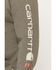 Image #3 - Carhartt Men's FR Force&reg; Marquette Logo Hooded Sweatshirt, Grey, hi-res
