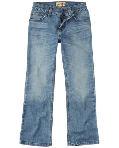 Wrangler 20X Little Boys' Medium Wash Slim Bootcut Stretch Denim Jeans, Medium Wash, hi-res