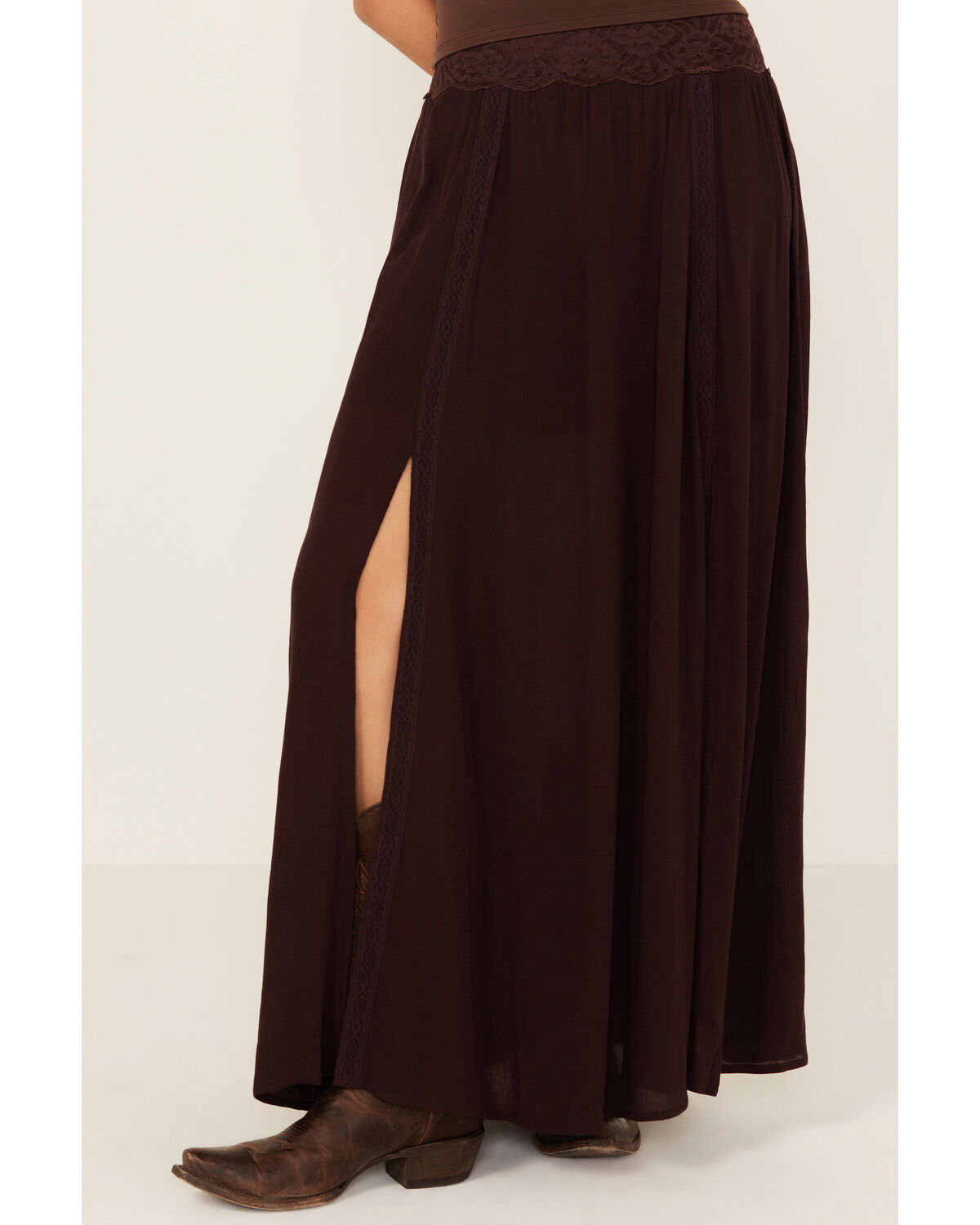 Product Name:  Shyanne Women's Lace Inset Maxi Skirt