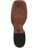 Justin Women's Exotic Full Quill Ostrich Western Boots - Broad Square Toe, Brown, hi-res