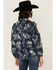 Image #4 - Revel Women's Floral Print 3/4 Sleeve Top, Blue, hi-res