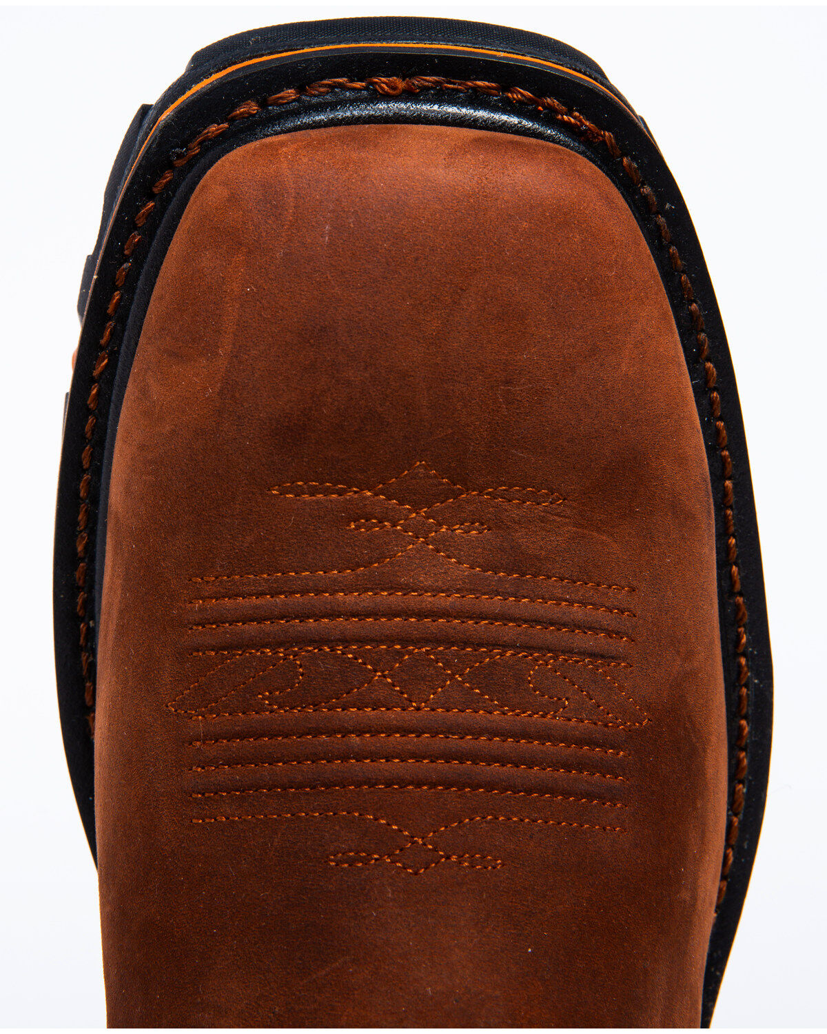 Image #6 - Cody James Men's 11" Decimator Western Work Boots - Soft Toe, Brown, hi-res