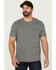 Image #1 - Flag & Anthem Men's Biscoe Snowy Stripe T-Shirt, Grey, hi-res