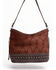 Image #1 - Shyanne Women's Laser Etched Baroque Shoulder Bag, Wine, hi-res