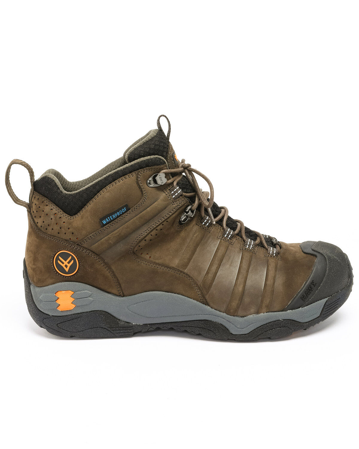 Image #4 - Hawx Men's Axis Waterproof Hiker Boots - Soft Toe, Moss Green, hi-res