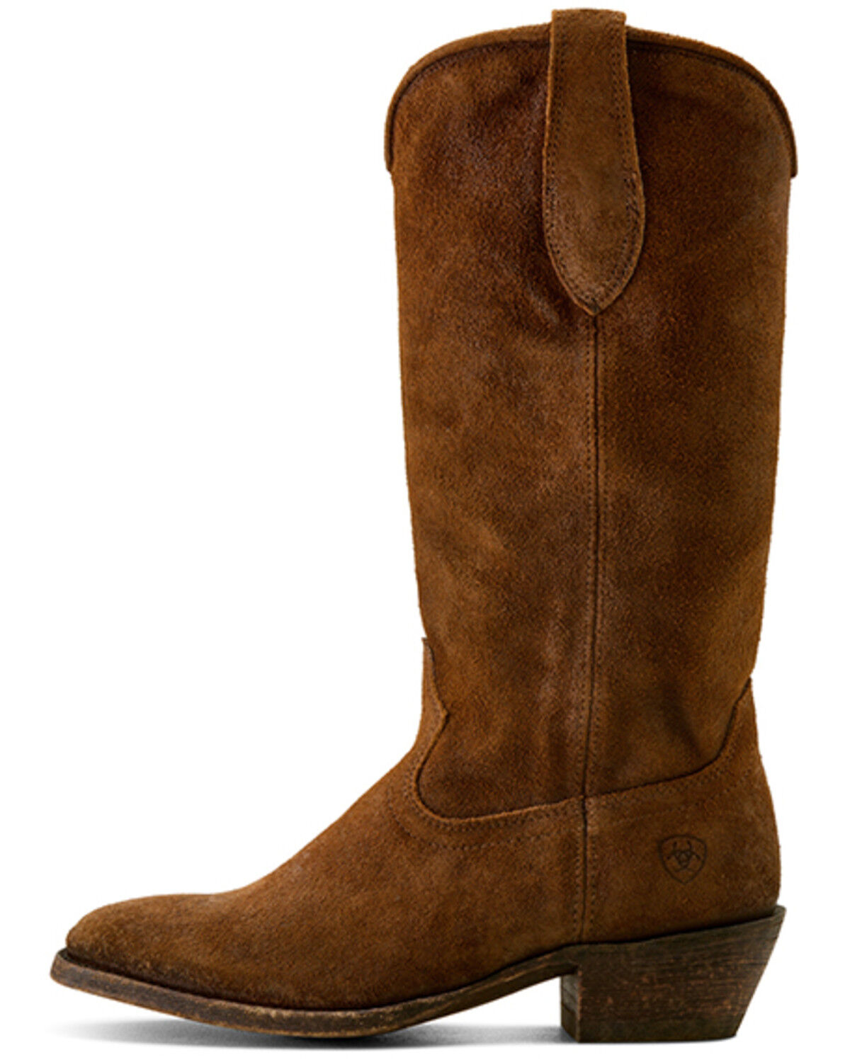 Image #2 - Ariat Women's Marysville Suede Western Boots - Round Toe, Brown, hi-res