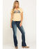 Image #5 - Ariat Women's Mustard Western Vibes V-Neck Graphic Tee, , hi-res