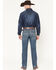 Image #3 - Cinch Men's Silver Label Medium Stonewash Slim Straight Performance Stretch Denim Jeans, Medium Wash, hi-res