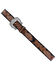 Tony Lama Women's Delheart Daisy Western Belt, Black, hi-res