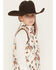 Image #2 - Fornia Girls' Horse Printed Vest, White, hi-res