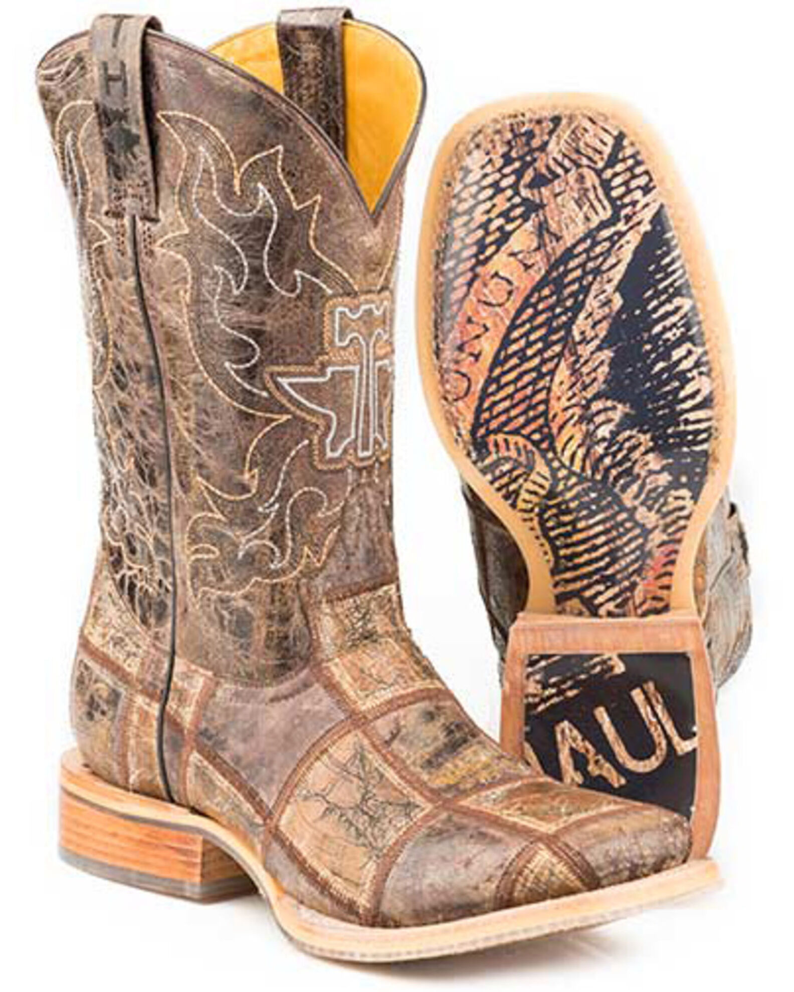 Tin Haul Men s Money Maker Western Boots Broad Square Toe Boot Barn