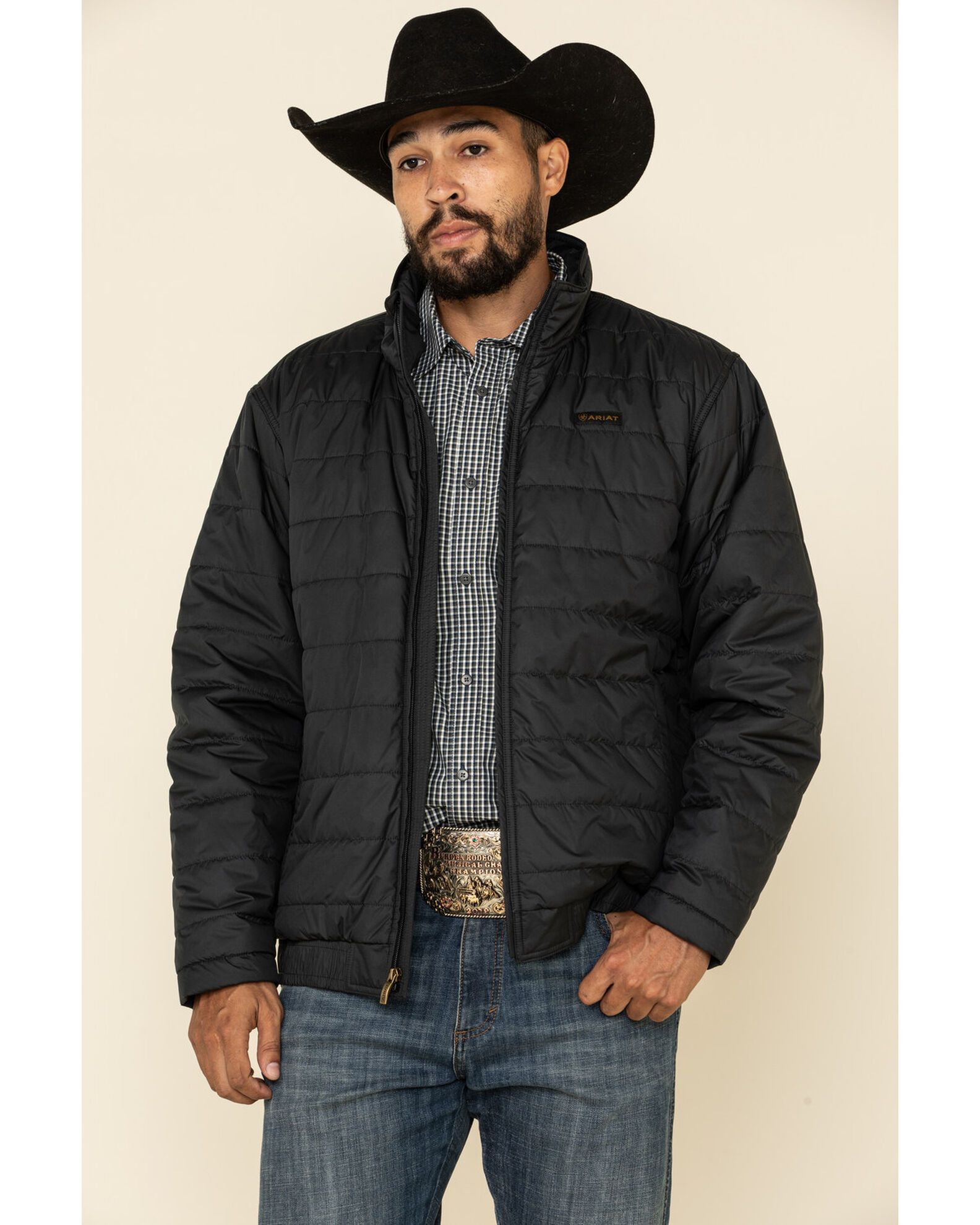 Product Name Ariat Men s Black Mosier Quilted Concealed Carry Jacket