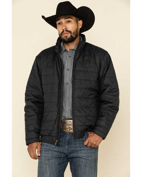 Image #1 - Ariat Men's Black Mosier Quilted Concealed Carry Jacket, , hi-res