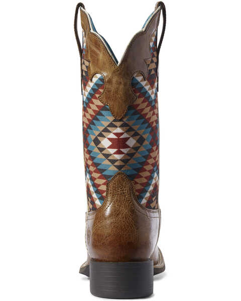 Image #3 - Ariat Women's Aztec Round Up Western Boots - Wide Square Toe, , hi-res