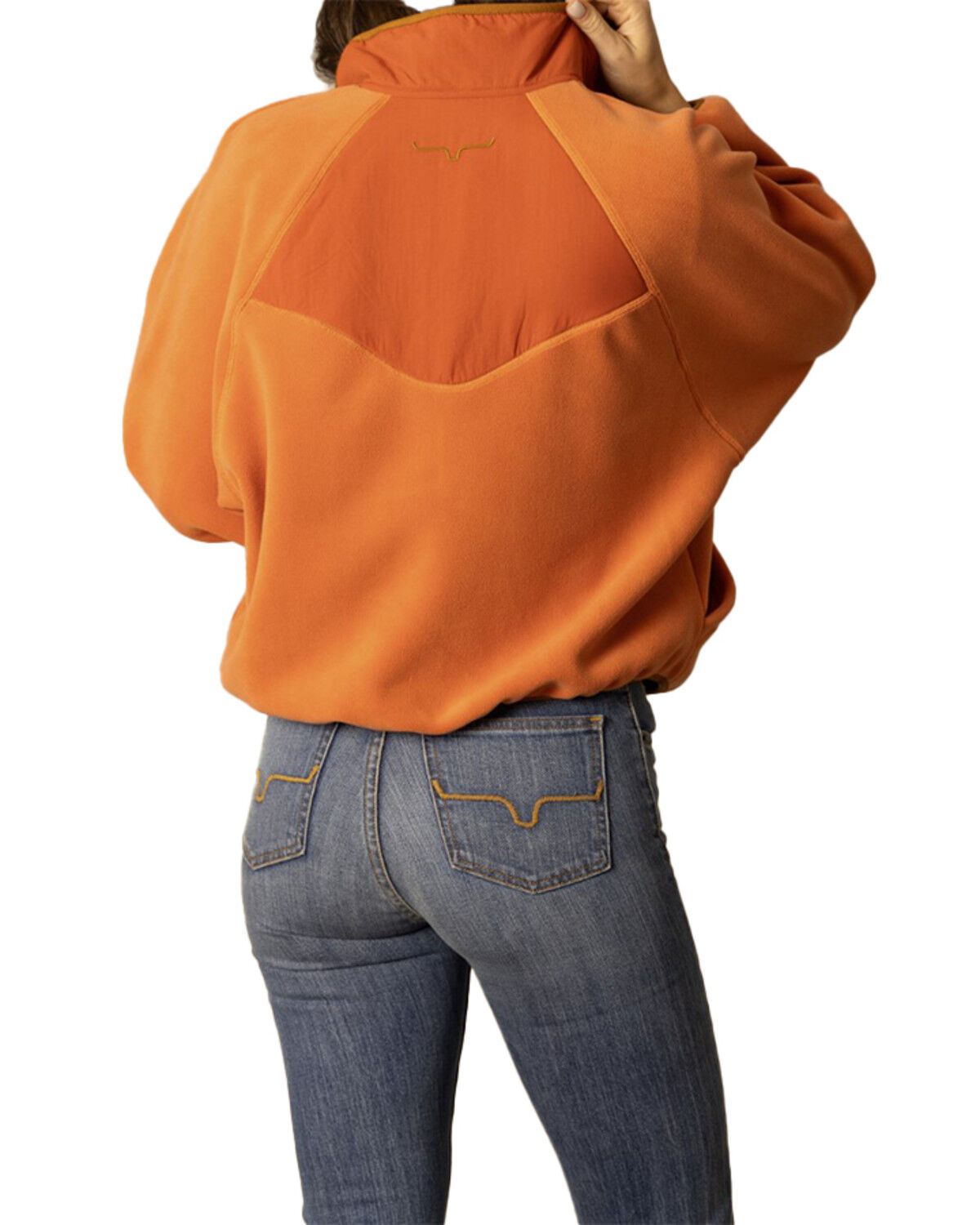 Image #4 - Kimes Ranch Women's Josie Snap Pullover, Orange, hi-res