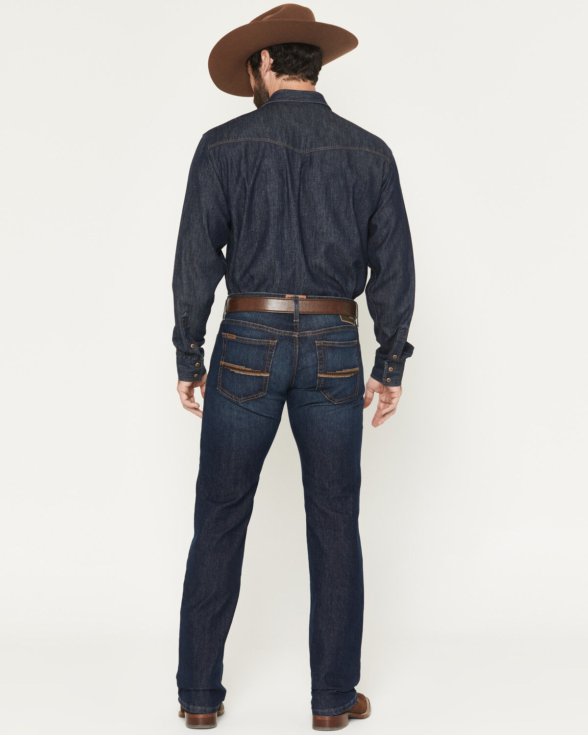 Product Name:  Ariat Men's M7 Hampton Dark Wash Slim Straight Stretch Denim Jeans