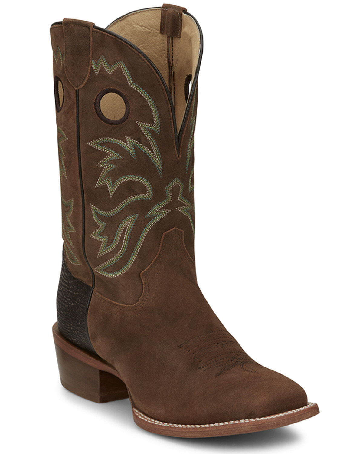 Image #1 - Tony Lama Men's Arena Hudson Clay Western Boots - Broad Square Toe, Brown, hi-res