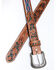 Image #2 - Cody James Men's Cross Stitch Western Belt, Chocolate, hi-res