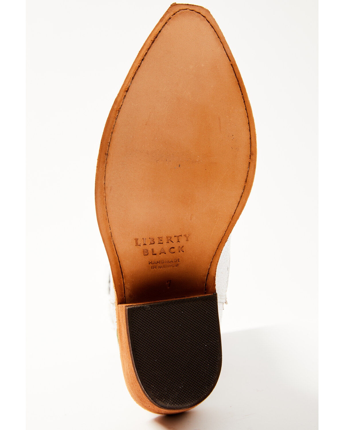 Image #7 - Liberty Black Women's Vicky Floral Embroidered Western Boot - Snip Toe, White, hi-res