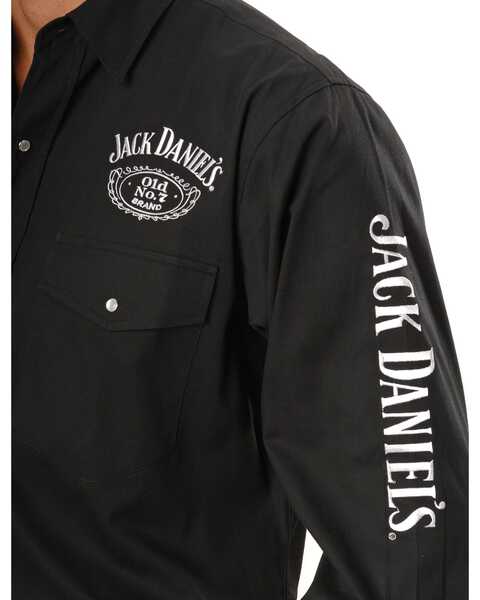 Image #2 - Jack Daniel's Men's Logo Rodeo Long Sleeve Western Shirt, , hi-res
