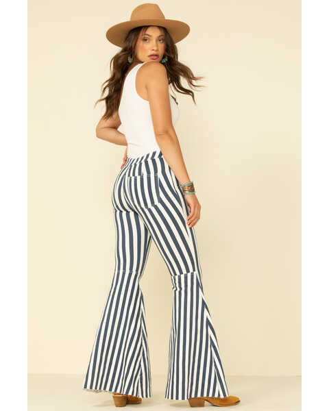 Image #2 - Free People Women's Print High Rise Just Float On Flare Jeans, , hi-res