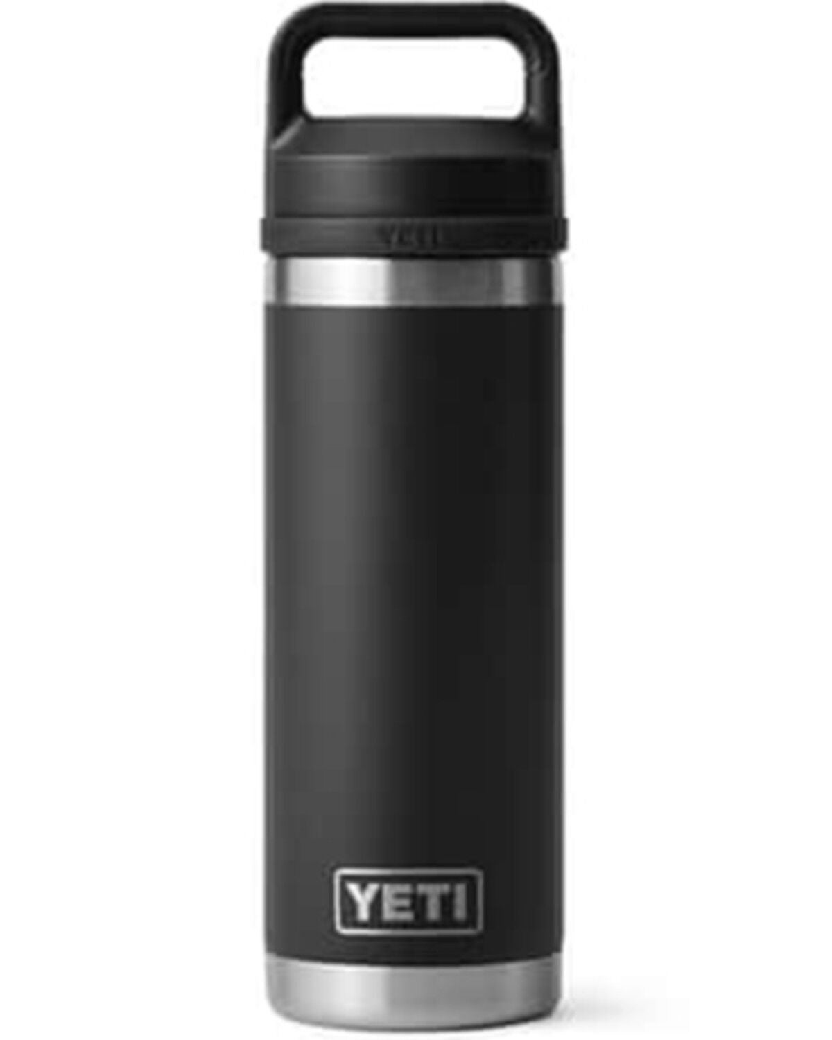 YETI Rambler&reg; Chug Cap 18oz Water Bottle, Black, hi-res