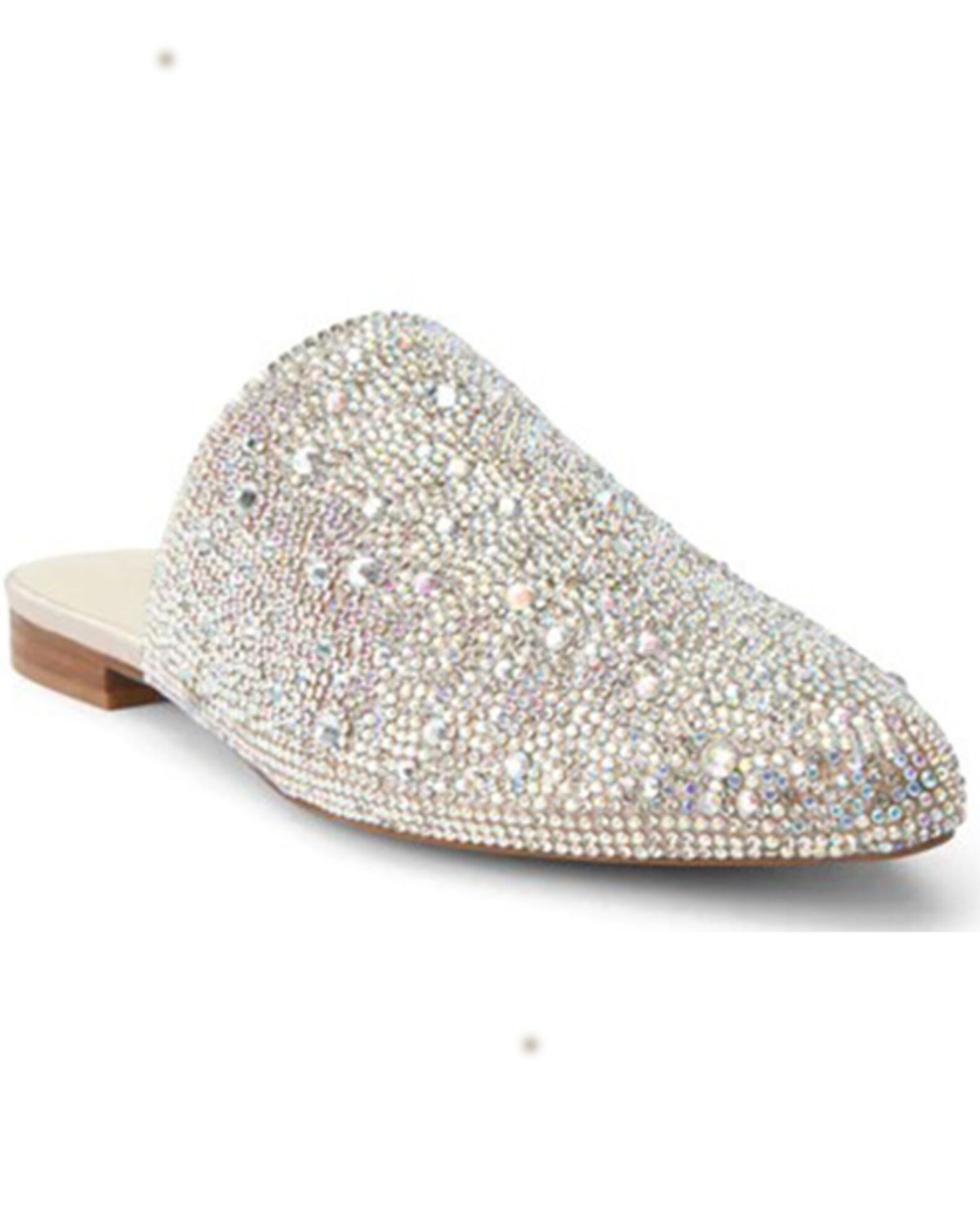 Rhinestone mules clearance