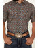 Image #3 - RANK 45® Men's Raflame Geo Print Short Sleeve Button-Down Stretch Western Shirt, Gold, hi-res