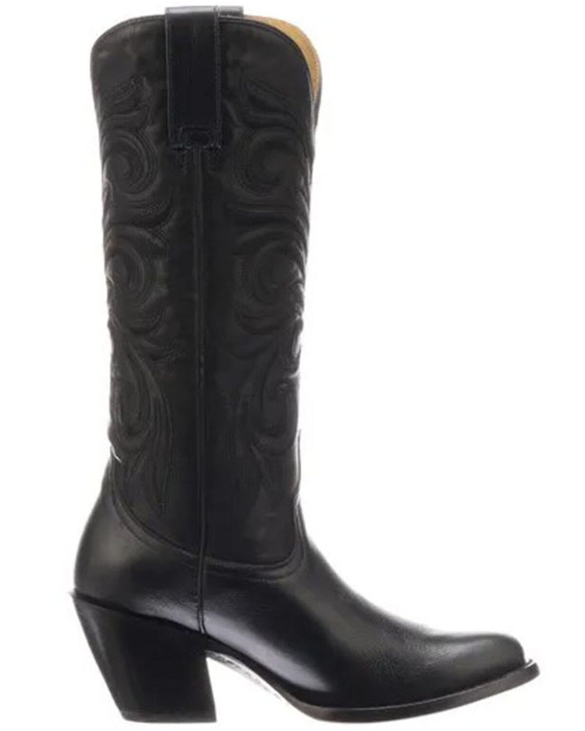 Image #2 - Lucchese Women's Laurelie Western Boots - Round Toe, Black, hi-res