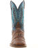 El Dorado Men's Caiman Leather Western Boots - Broad Square Toe, Chocolate, hi-res