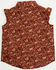 Image #3 - Shyanne Toddler Girls' Ditsy Ruffle Sleeve Snap Western Stretch Shirt, Mahogany, hi-res