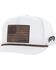 Image #1 - Hooey Men's Liberty Roper Trucker Cap, White, hi-res