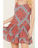 Image #3 - Rock & Roll Denim Women's Bandana Print Tiered Sleeveless Dress, Red, hi-res