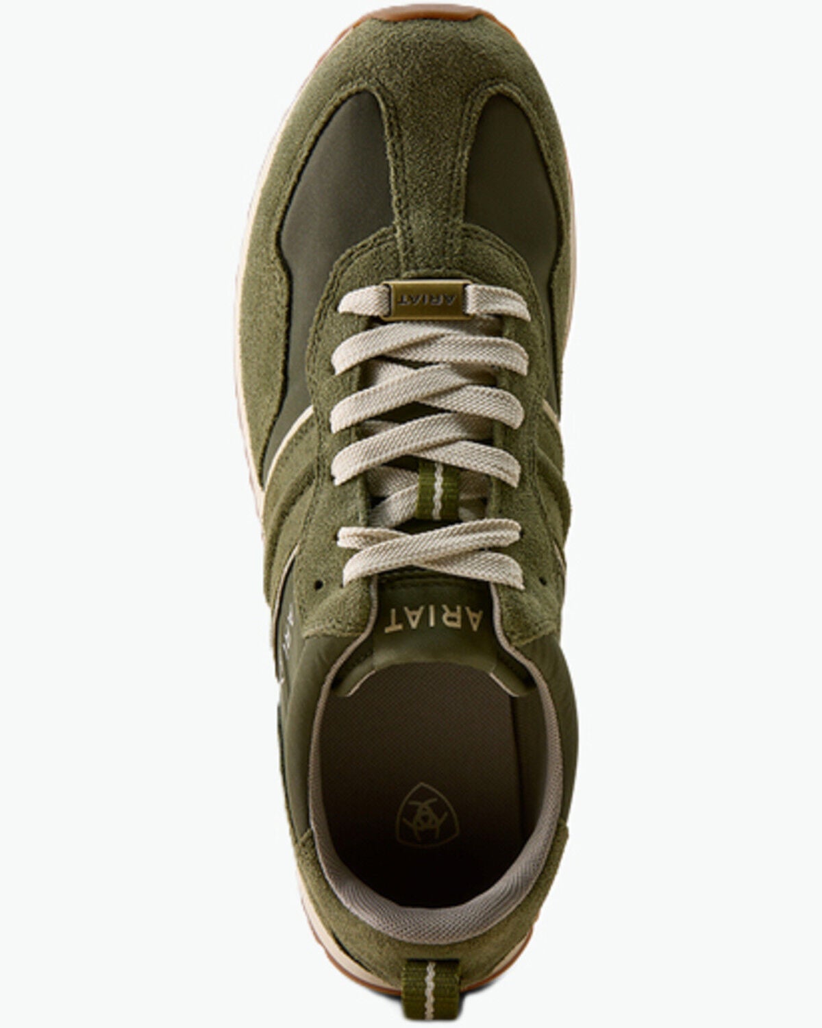 Image #4 - Ariat Men's Ranch Runner Shoes, Green, hi-res