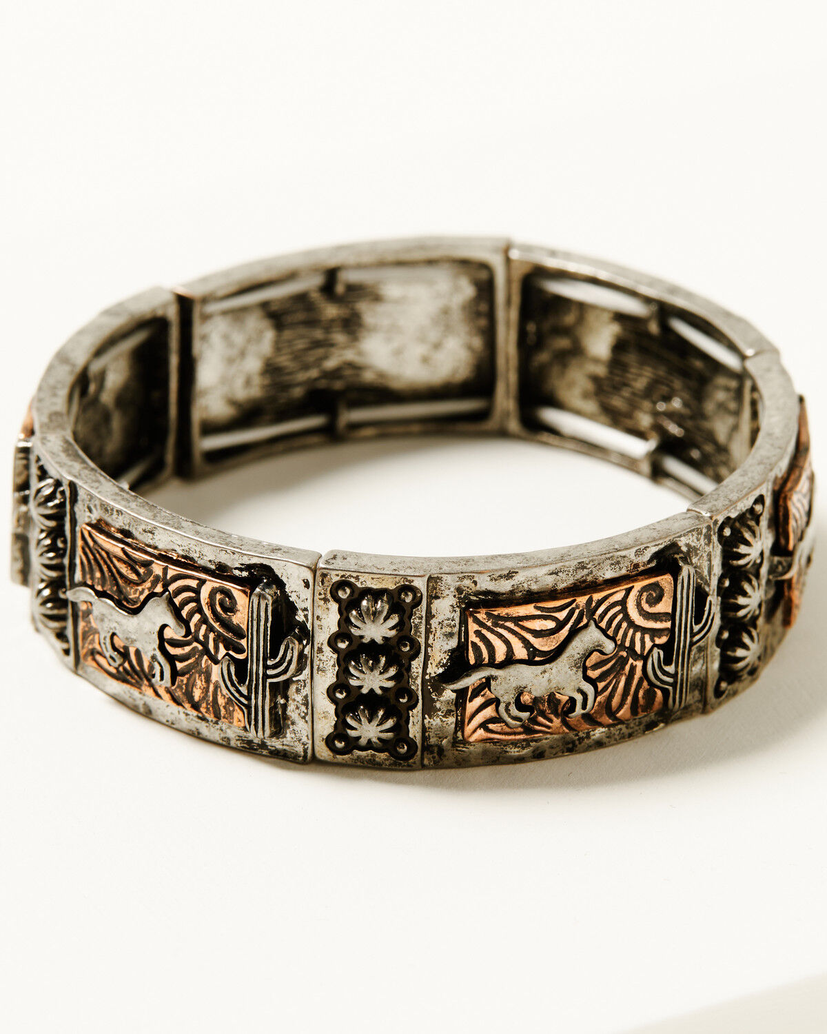 Image #2 - Shyanne Women's Strawberry Skies Running Horses Bracelet Set - 2 Piece, Silver, hi-res