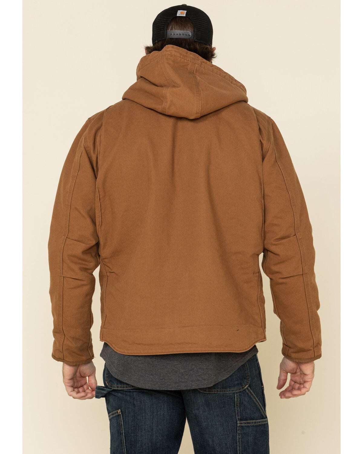 men's hooded work jacket