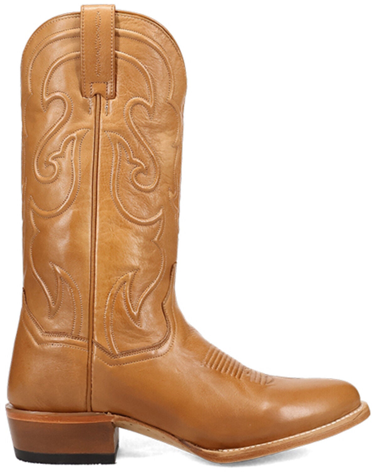 Image #2 - Dan Post Men's Rio Grande Tall Western Boots - Round Toe, Camel, hi-res