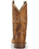 Justin Men's Bent Rail Square Toe Western Boots, Brown, hi-res