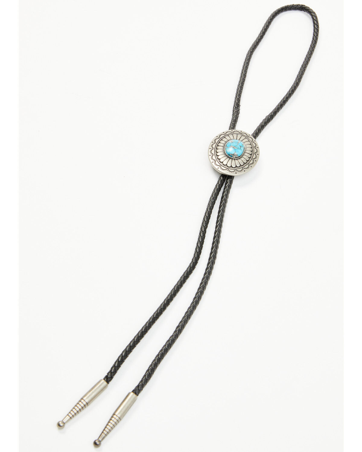 Image #1 - Cody James Colter Concho Bolo Tie, Silver, hi-res