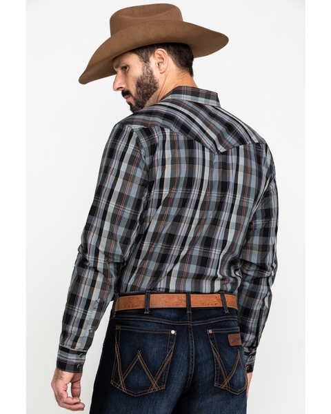 Image #2 - Cody James Men's Chapman Small Plaid Long Sleeve Western Shirt - Tall , , hi-res