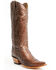 Image #1 - Idyllwind Women's Slay Exotic Python Tall Western Boots - Snip Toe, Brandy Brown, hi-res