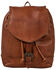 Image #1 - Myra Bag Women's Lobeth Leather Hairon Backpack, Brown, hi-res