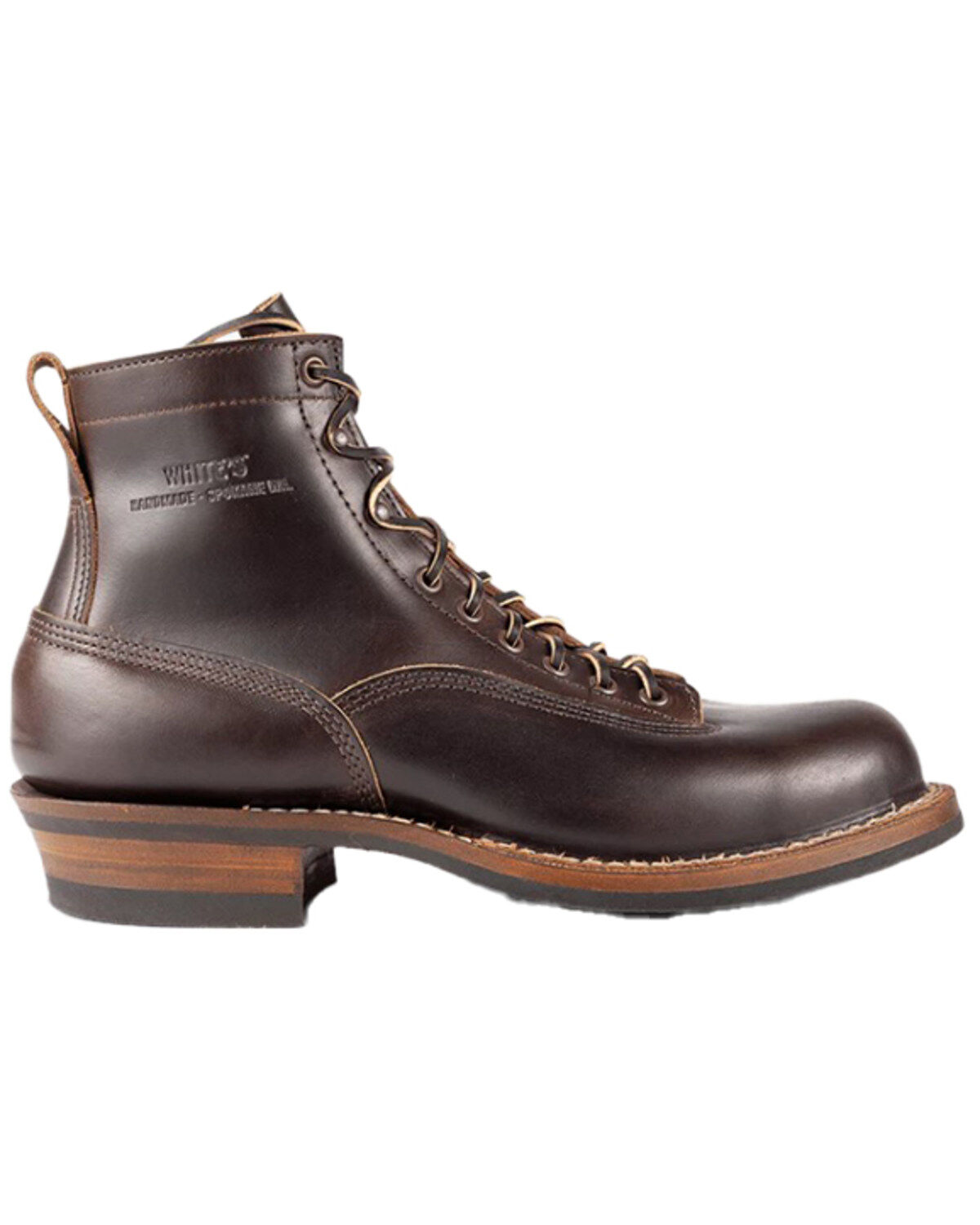 Image #1 - White's Boots Men's Cutter 6" Lace-Up Work Boots - Round Toe, , hi-res