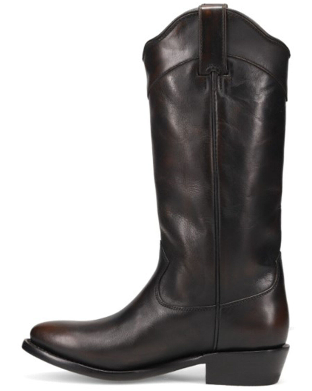 Image #3 - Frye Women's Billy Daisy Pull-On Western Boots - Round Toe, Black, hi-res